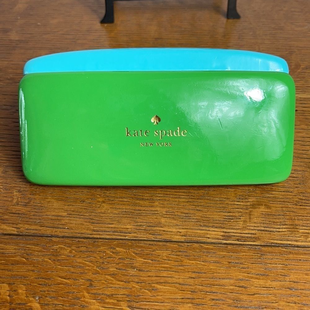 Kate Spade Blue and Green Glasses  Sunglasses Case